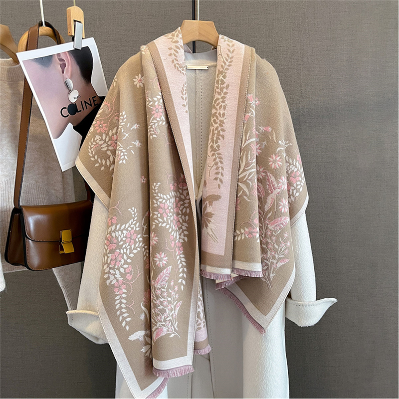 Cashmere Pashmina Wrap - 2025 Winter Warm Cashmere Scarf for