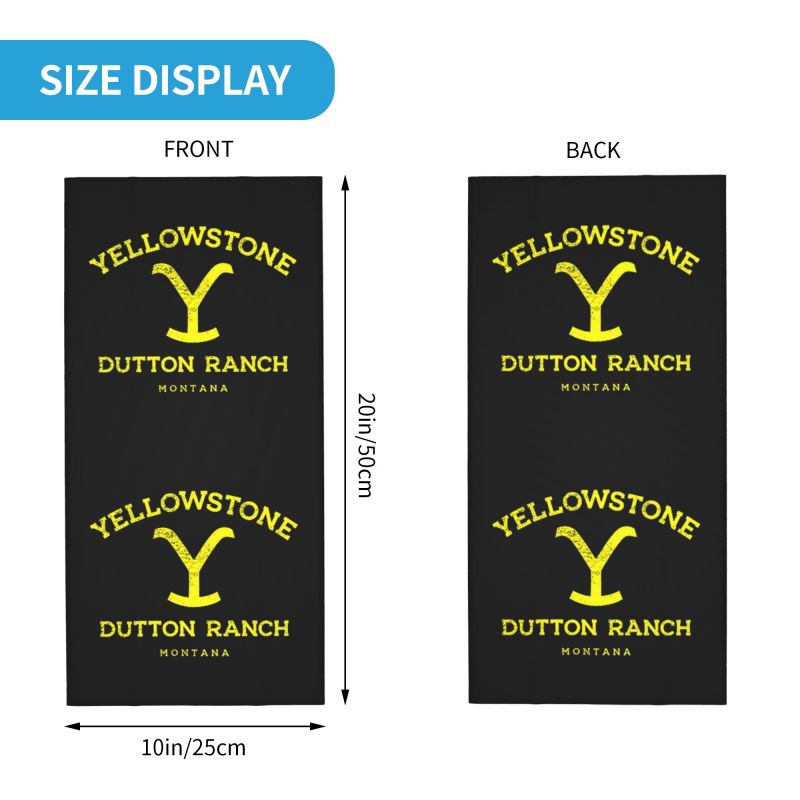 Yellowstone Dutton Ranch Print - Neck Gaiter Fleece ulasan dan harga