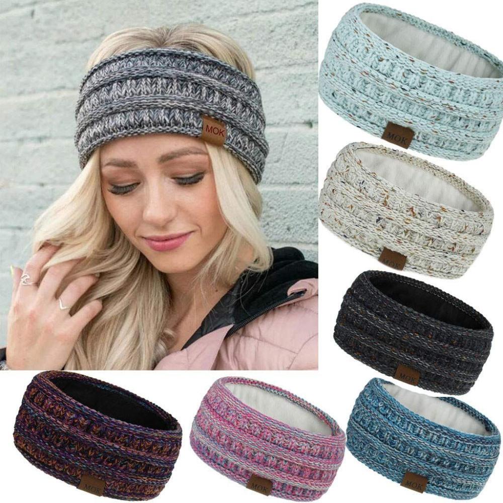 Fashion Stretch Thick Fuzzy Ea - Winter Headband Fleece ulasan dan harga