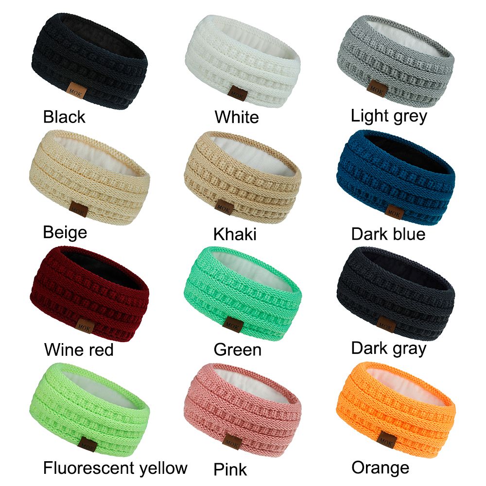 Fashion Stretch Thick Fuzzy Ea - Winter Headband Fleece ulasan dan harga