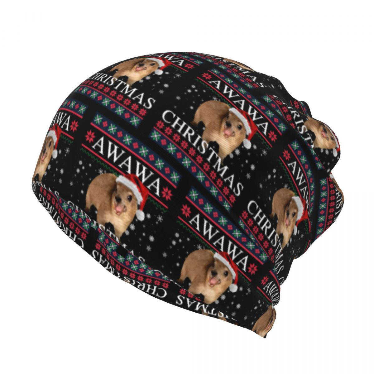 Rock Hyrax Merry Christmas Ugl - Knit Beanie Hat Warm ulasan dan harga
