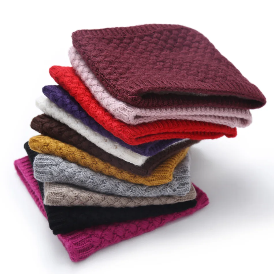 Kids Girls/Boys Winter Knitted - Neck Gaiter Fleece ulasan dan harga