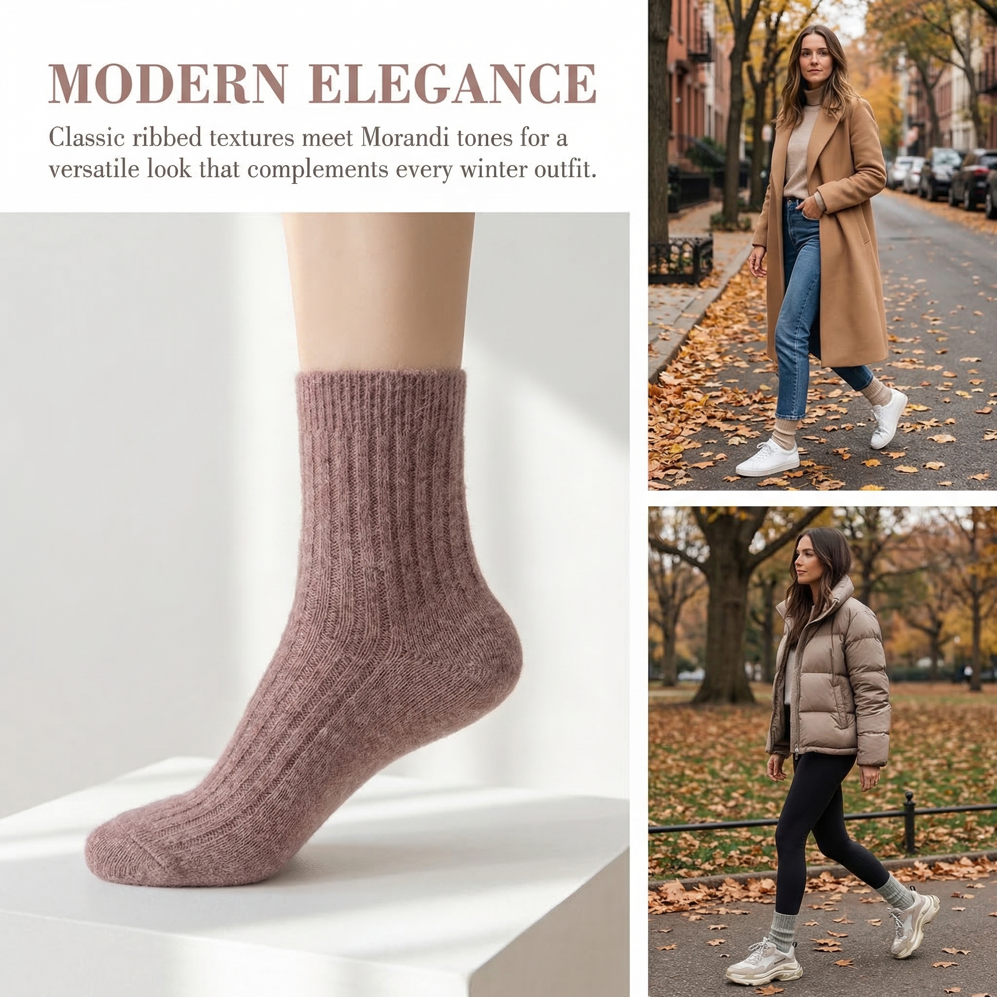 Wool Socks Women's Female Wint - Thermal Sock Wool ulasan dan harga