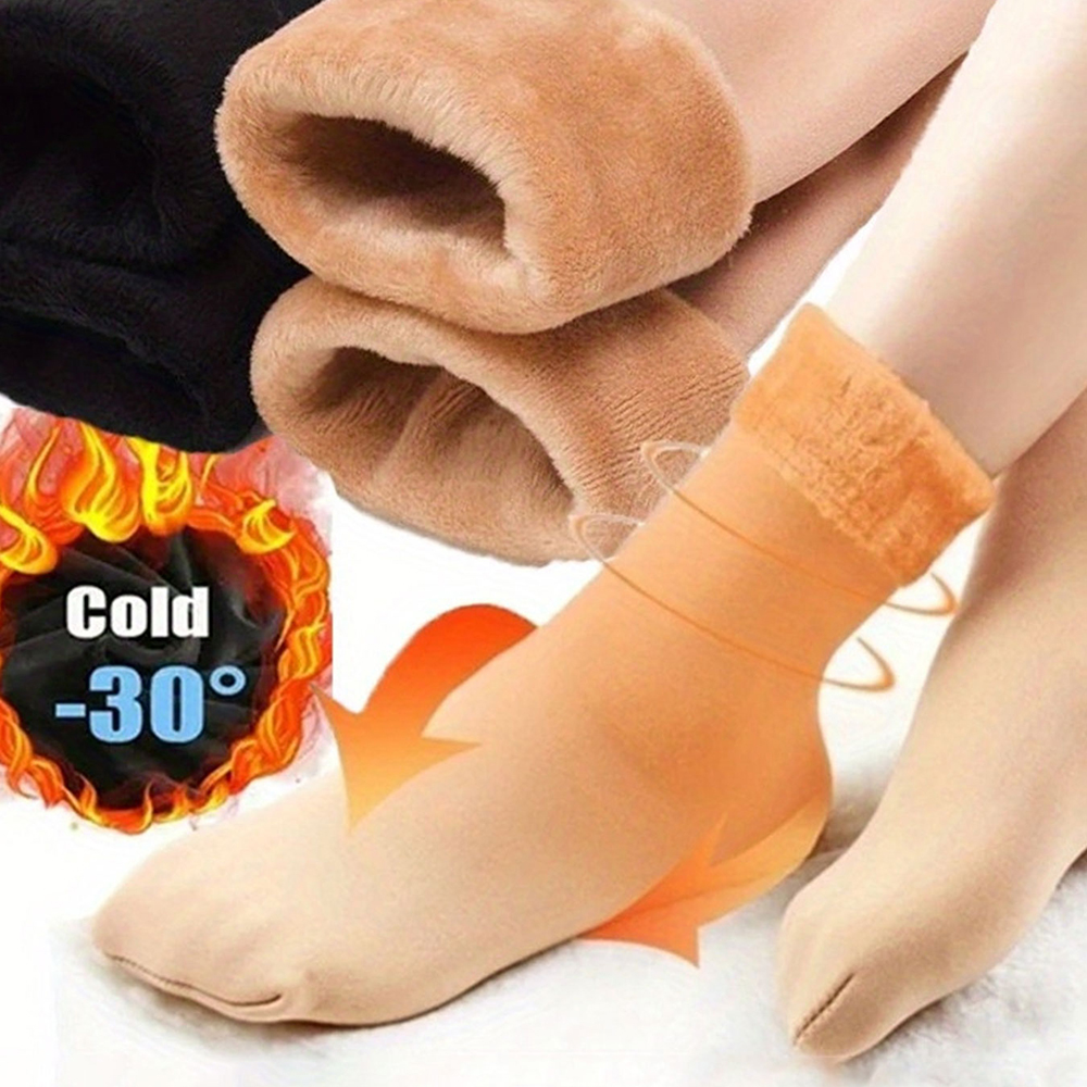 2/4 Pairs Winter Warm Thicken  - Thermal Sock Wool ulasan dan harga