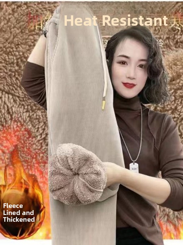 Winter New plus Size Corduroy  - Corduroy Pant Warm ulasan dan harga
