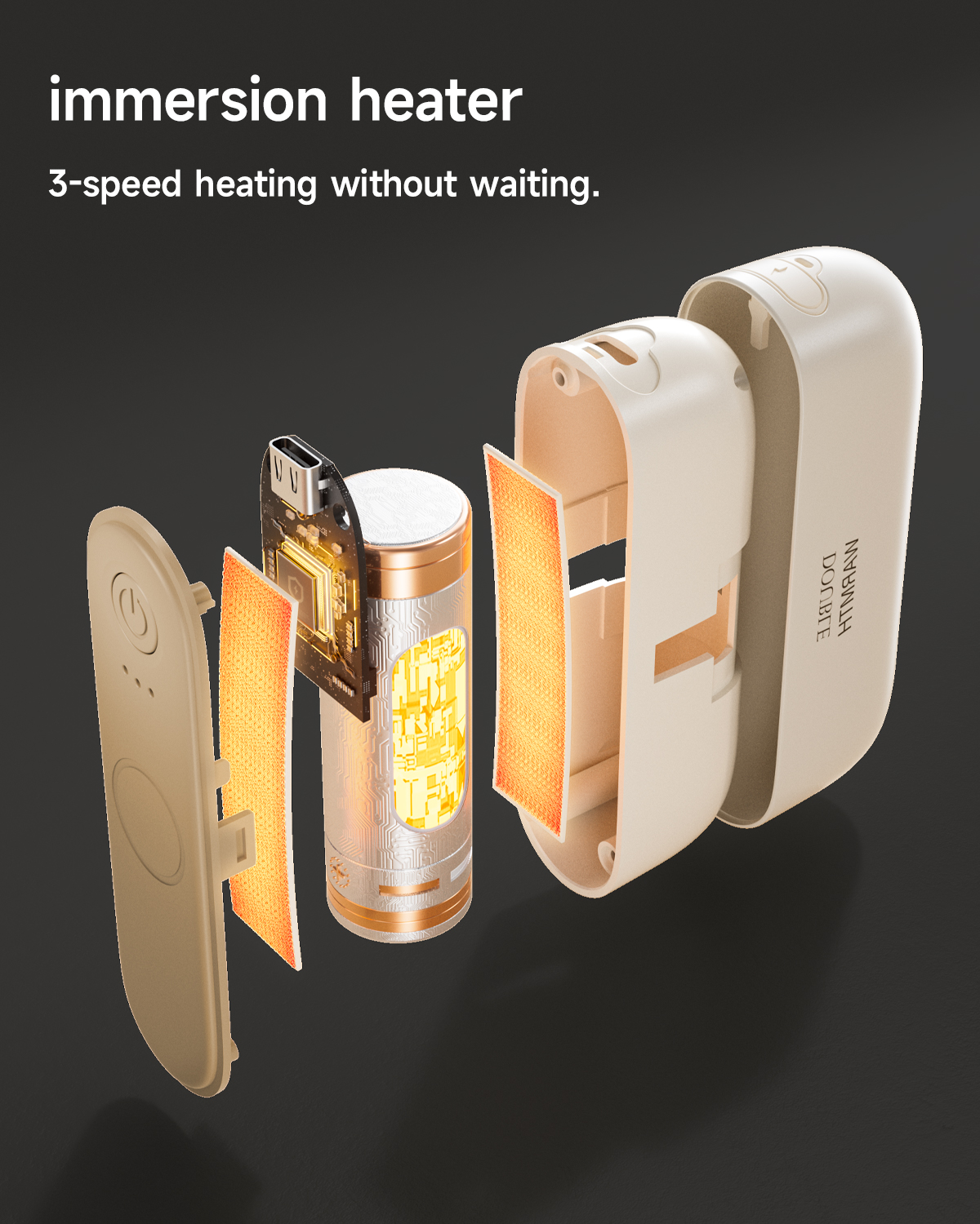 2-in-1 Magnetic Rechargeable H - Hand Warmer Electric ulasan dan harga