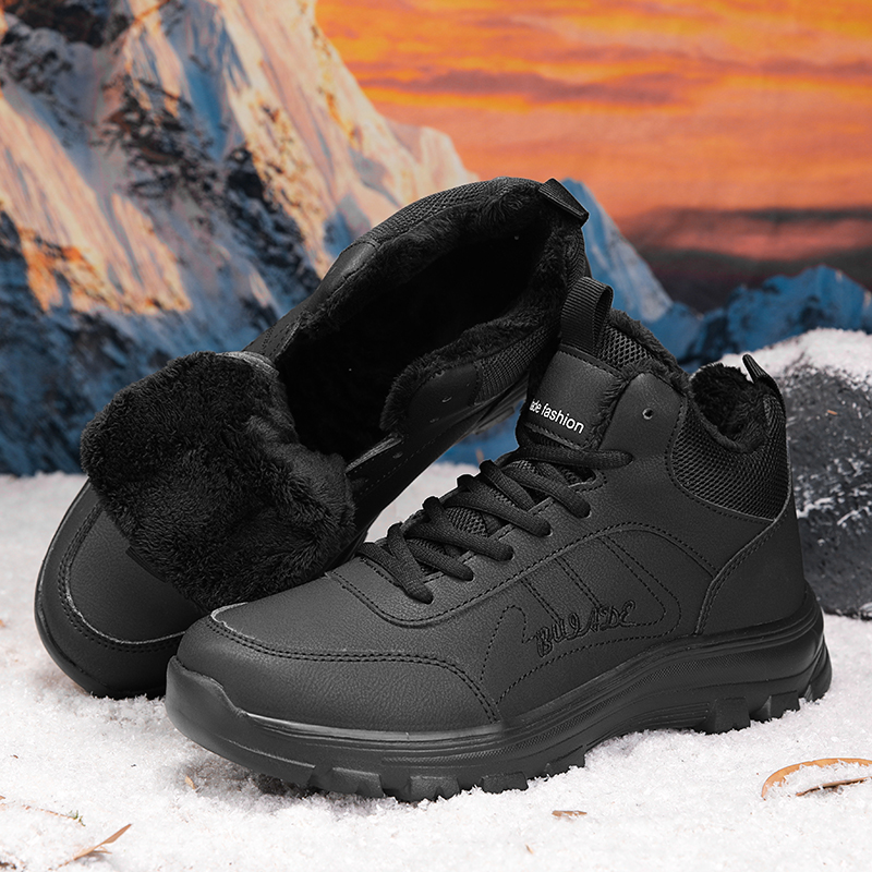Brand Men's Boots Warm Plush S - Waterproof Winter Boot ulasan dan harga