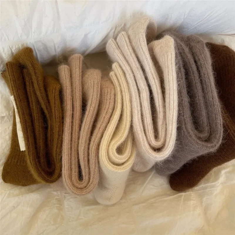 Rabbit Hair Winter Woman Socks - Thermal Sock Wool ulasan dan harga