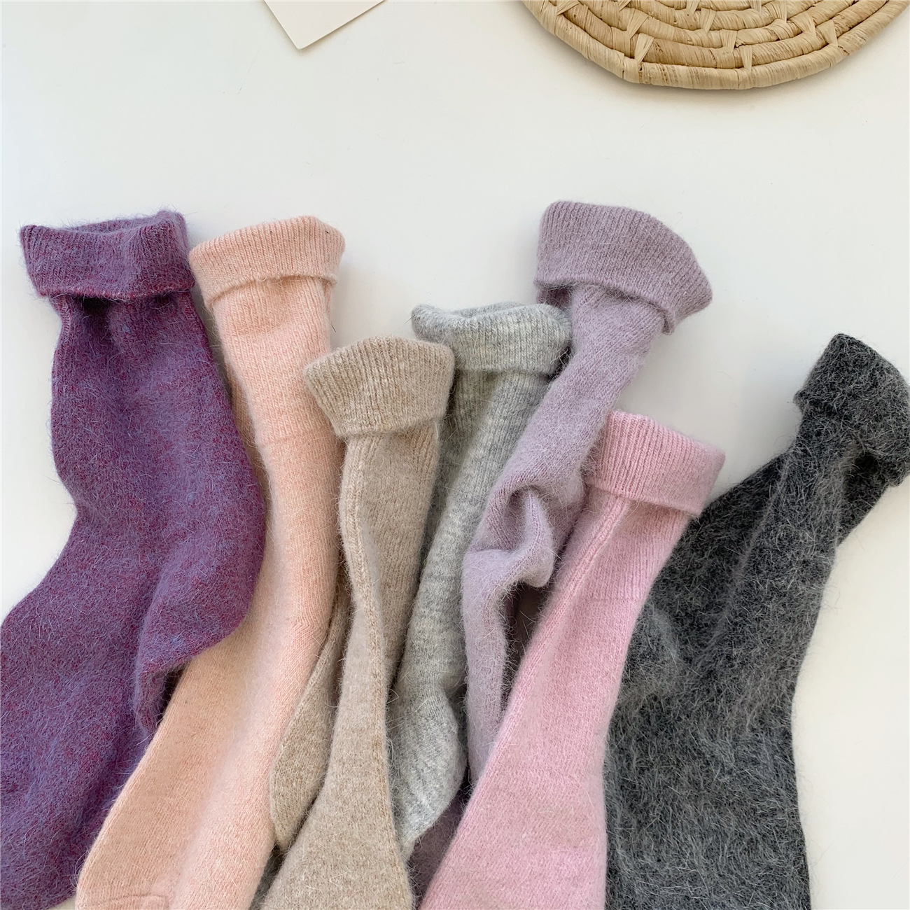 Rabbit Hair Winter Woman Socks - Thermal Sock Wool ulasan dan harga