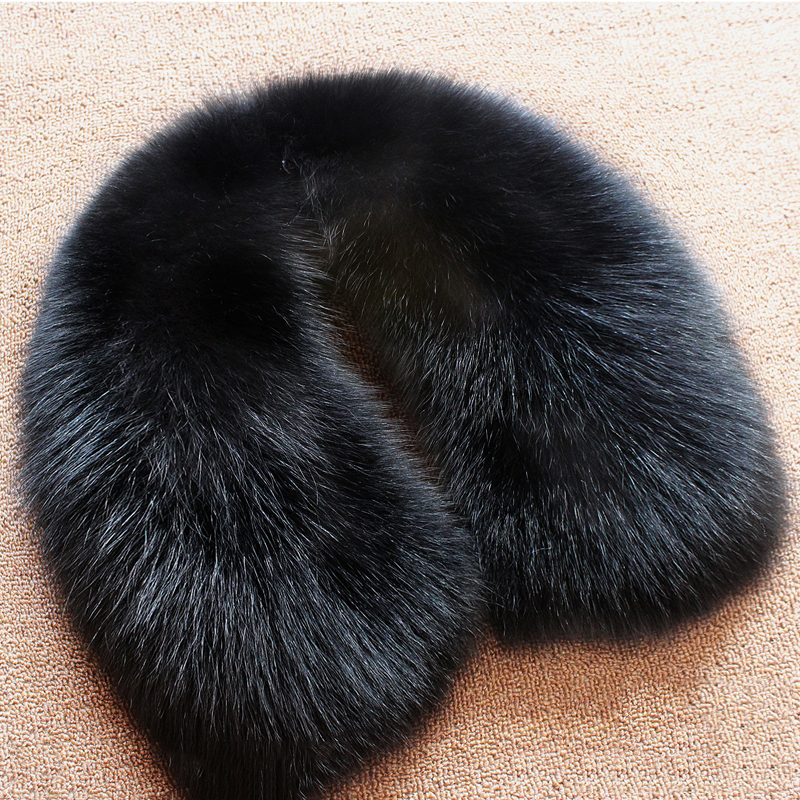 Real wool collar whole fur fox - Wool Scarf Men ulasan dan harga