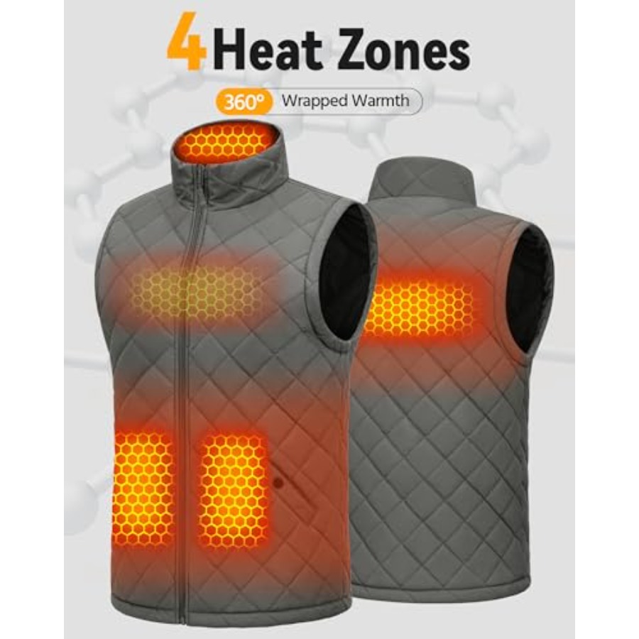 Wulcea Graphene Heated Vest Fo - Heated Vest Battery ulasan dan harga