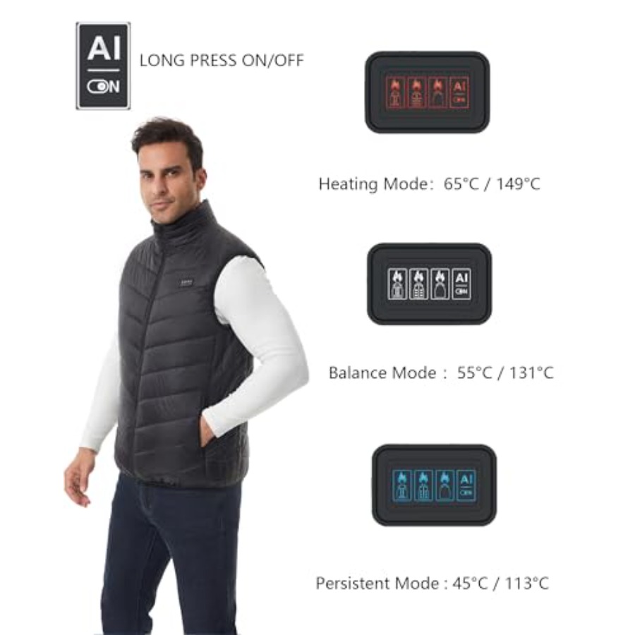 Heated Down Vest for and Wo wi - Heated Vest Battery ulasan dan harga