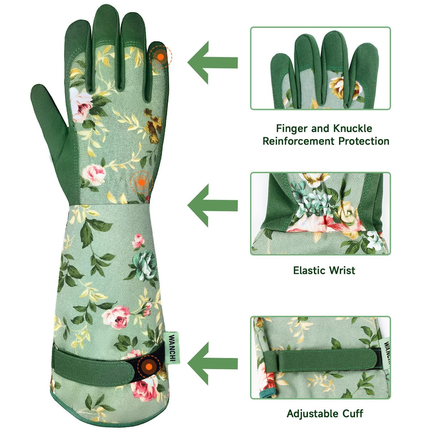 Women's Long Gardening Gloves, - Touch Screen Gloves ulasan dan harga