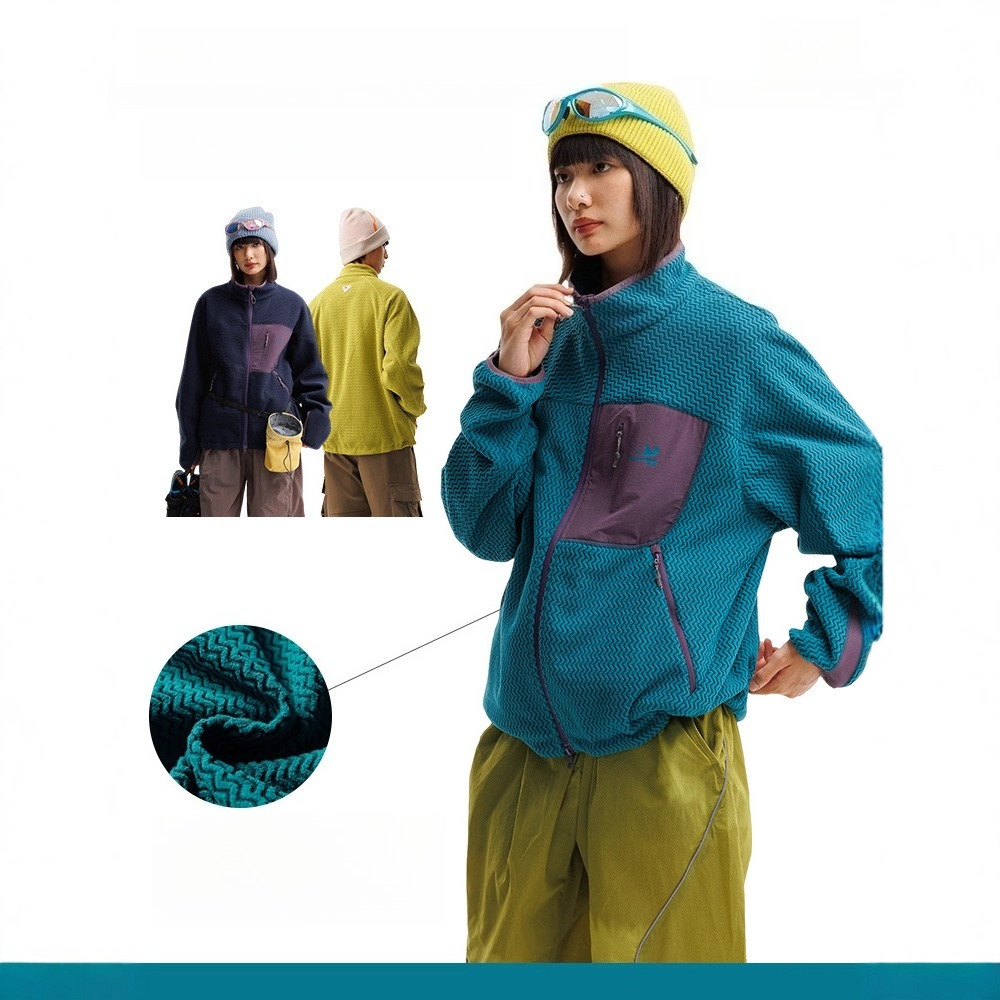 Stay Cozy Outdoors: Unisex Qui - Sherpa Hoodie Fleece ulasan dan harga