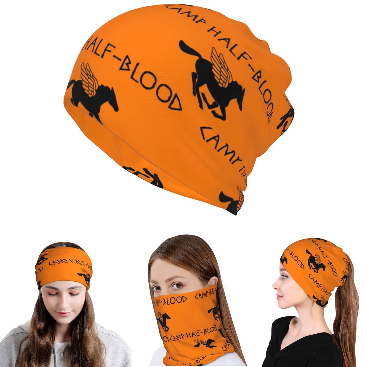 Camp Half-Blood - Percy Jackso - Knit Beanie Hat Warm ulasan dan harga