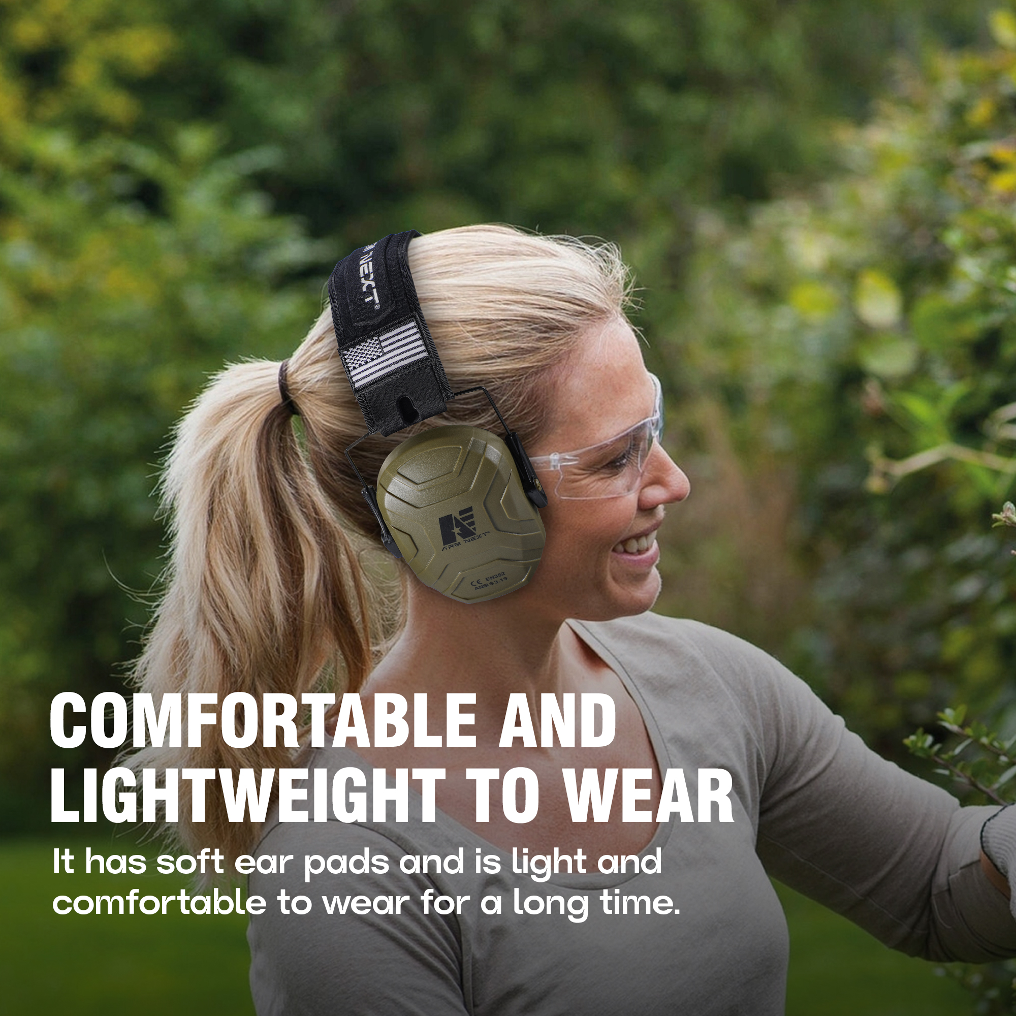 Foldable 26dB Professional Noi - Earmuffs Foldable ulasan dan harga