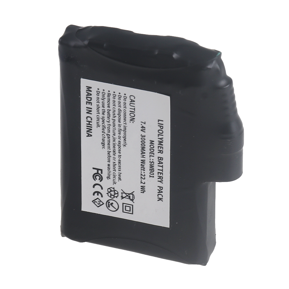 7.4V 3000mah Li-Polymer Batter - Heated Vest Battery ulasan dan harga