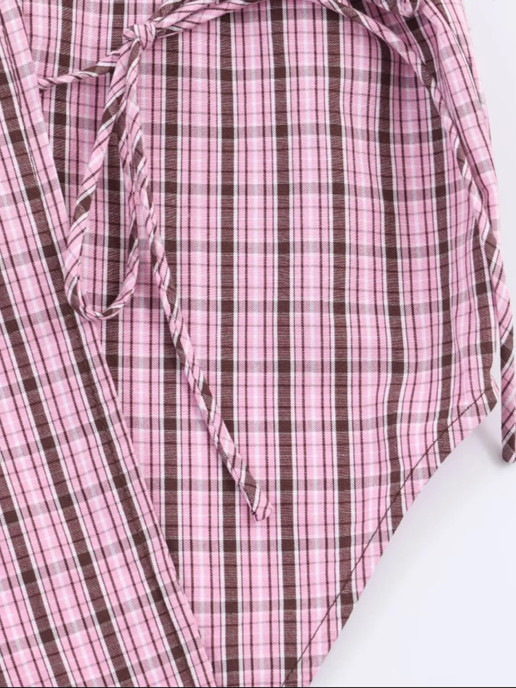 Women's Trendy Plaid Shirt Ele - Flannel Shirt Lined ulasan dan harga