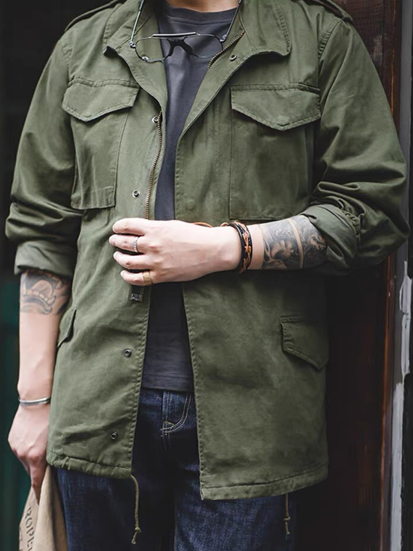 M65 Field Jacket, Men's Milita - Down Jacket Packable ulasan dan harga