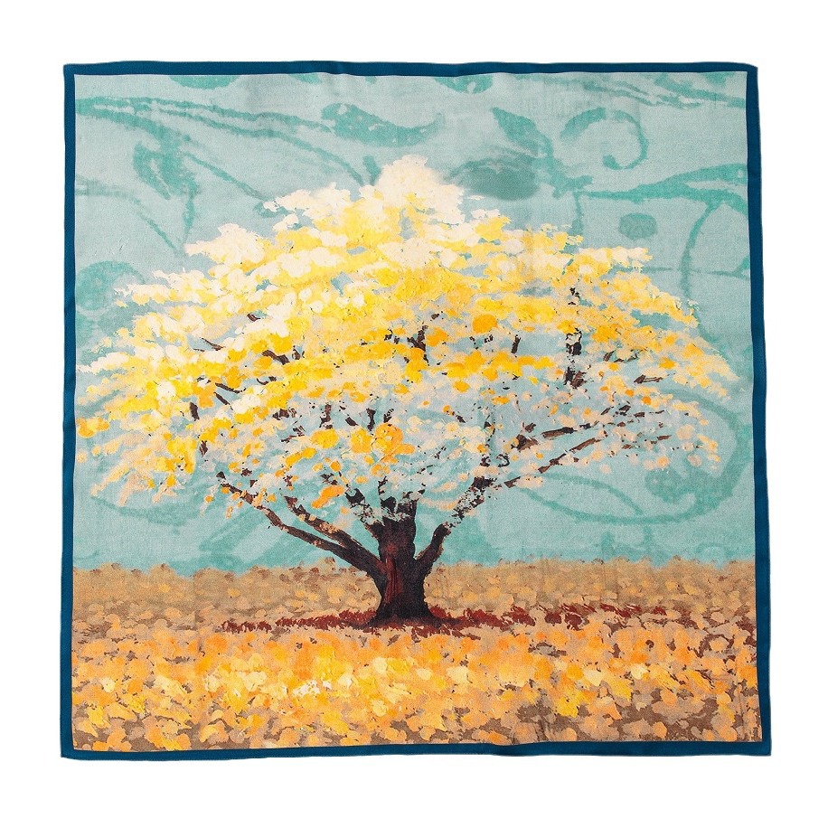 Mulberry silk scarf 2025 new r - Shawl Wrap Winter ulasan dan harga