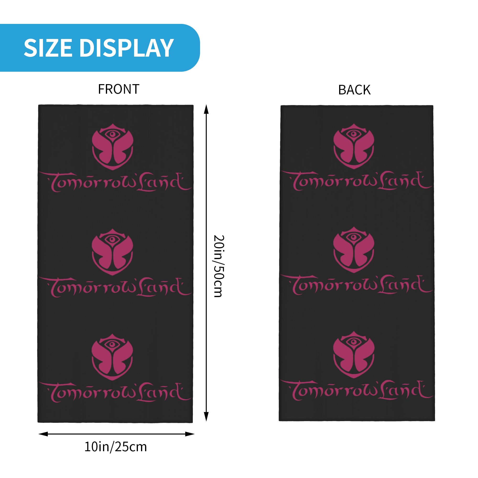 Custom Tomorrowland Neck Gaite - Neck Gaiter Fleece ulasan dan harga