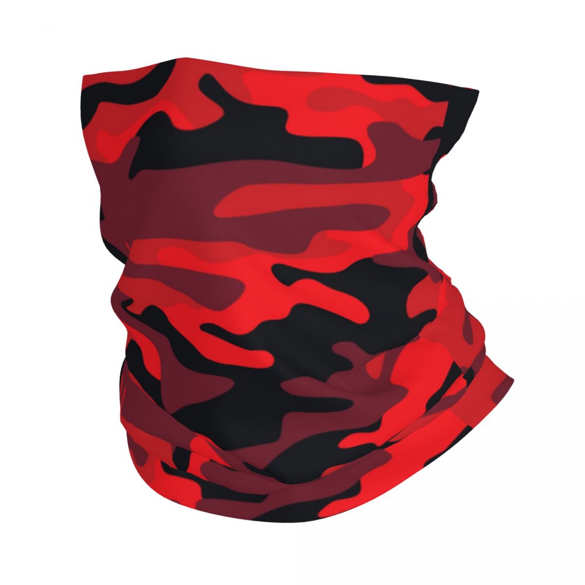 Militaryy Red Camouflage Banda - Neck Gaiter Fleece ulasan dan harga
